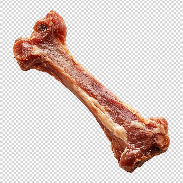 Beef dog bone isolated on transparent background