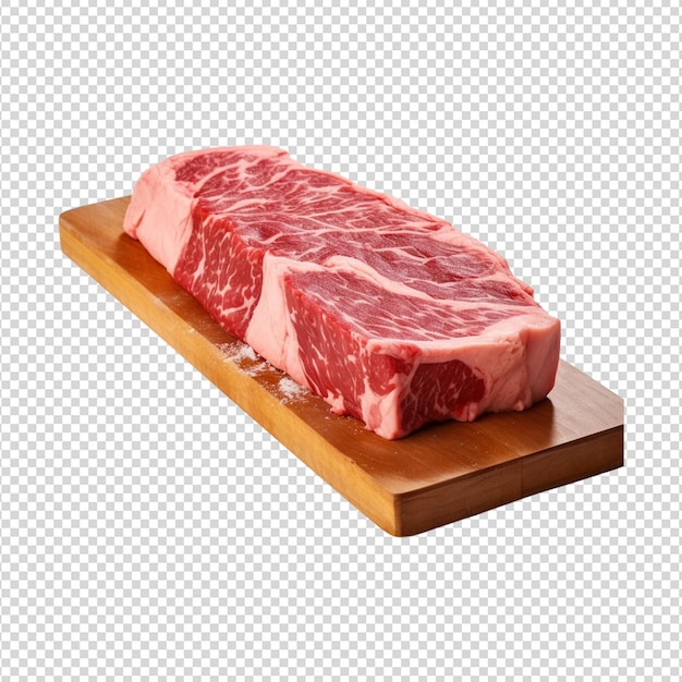 Beef isolated on white background