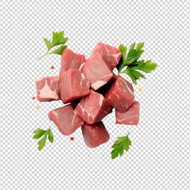 PSD 孤立した牛肉