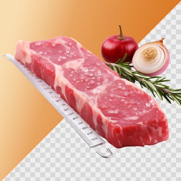 Beef meat measuring