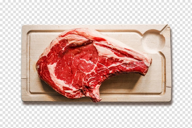 PSD beef prime rib on a cutting board