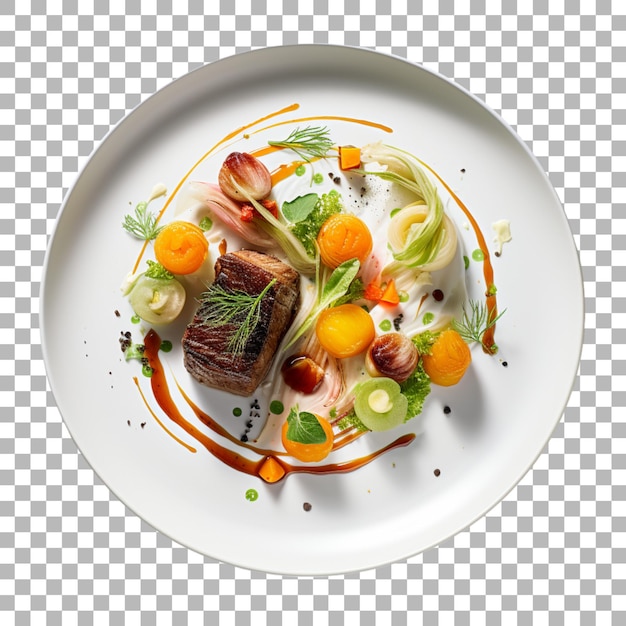 PSD beef steak on transparent background