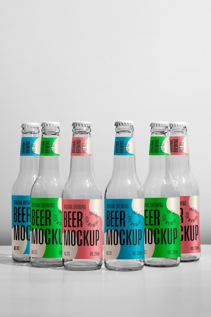 PSD beer bottle mockup design