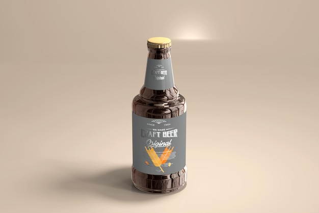 Beer Bottle Mockup