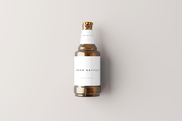 PSD beer bottle mockup