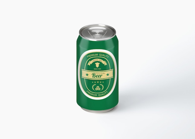 Beer can mock up