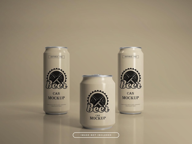 Beer Can Mockup