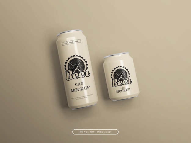 Beer can mockup