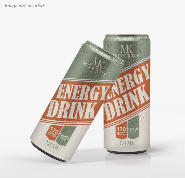 PSD beer can mockup