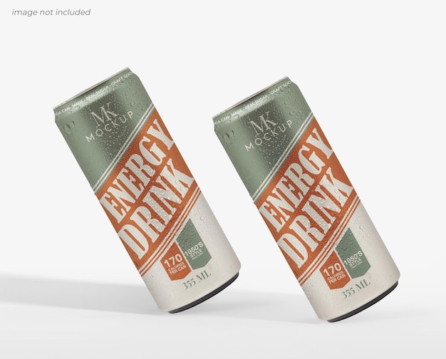 beer can mockup