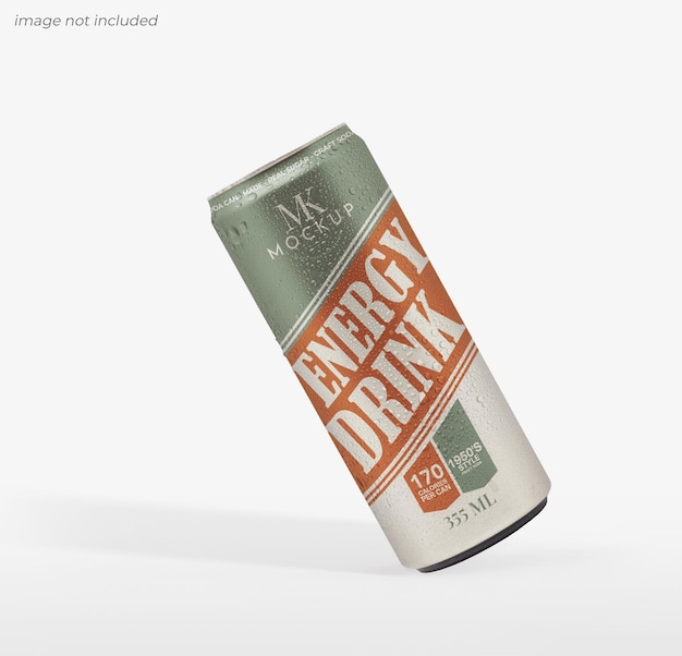 PSD beer can mockup