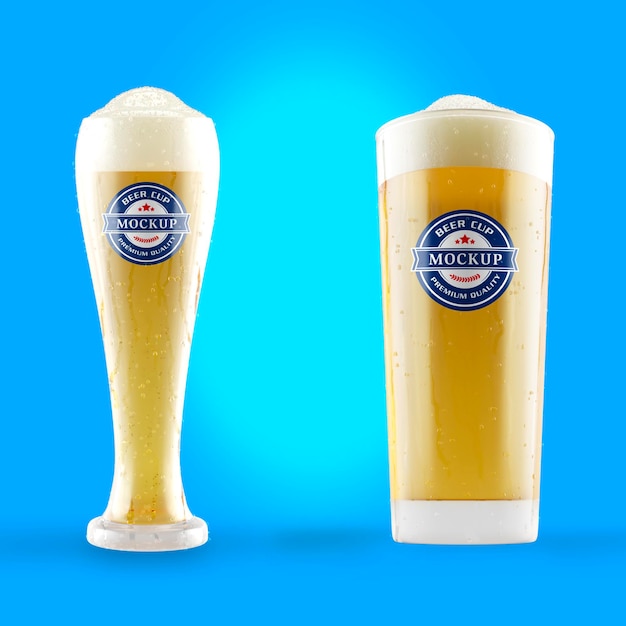 Beer cup mockup