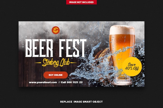 Beer fest banners fb newsfeed