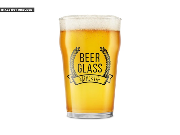 Beer Glass Mockup