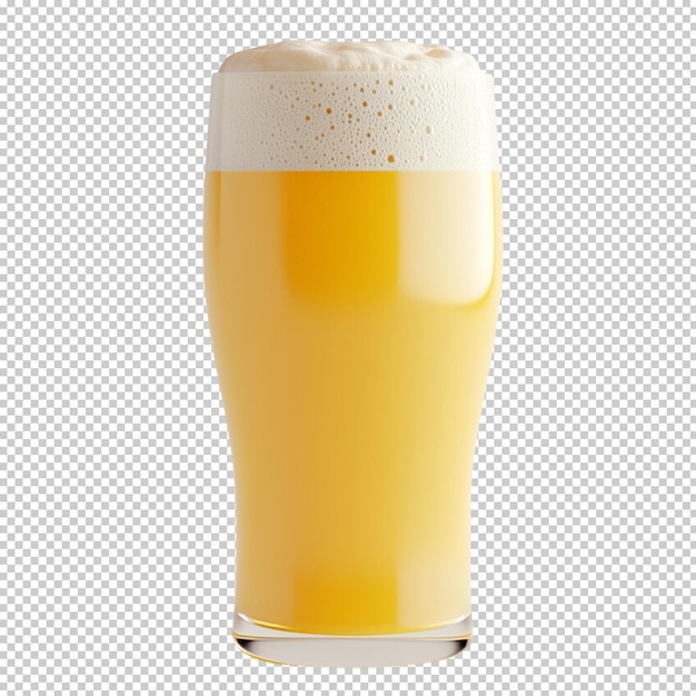 beer isolated on transparent background