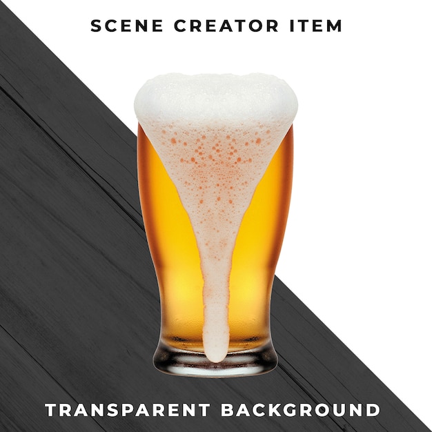 Beer transparent PSD