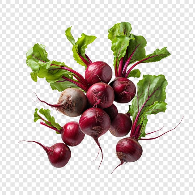 PSD beets isolated on transparent background