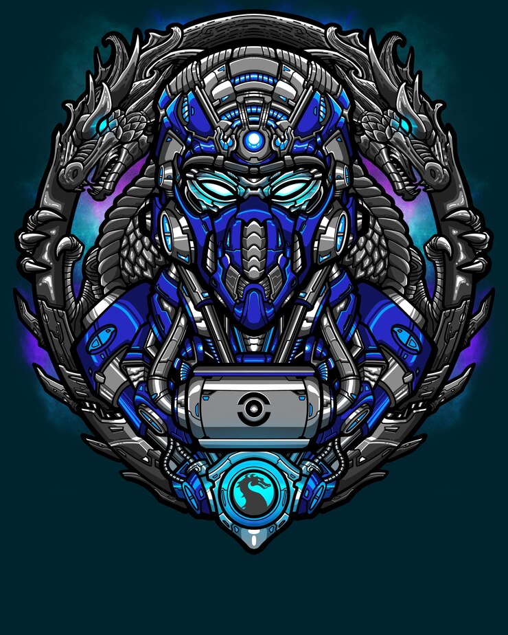 PSD behan design illustration