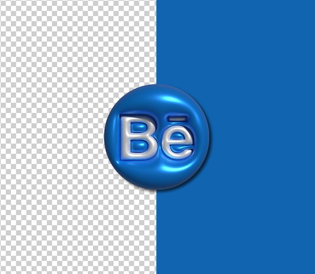Behance 3d geeft transparant psd-bestand weer