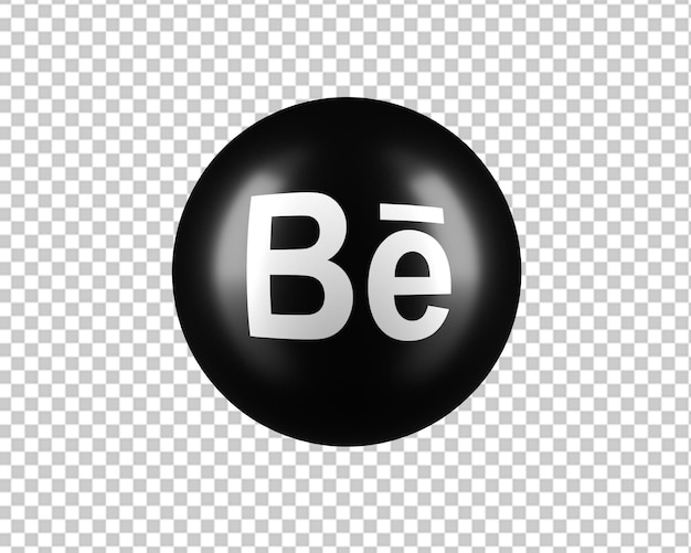 Behance Logo 3d