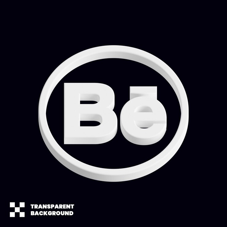 PSD behance 社交媒體圖像 3d