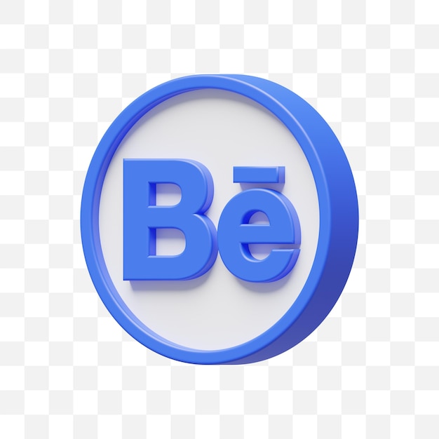 Behance sociale media icoon 3d