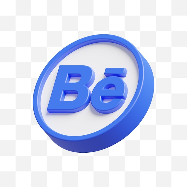 Behance sociale media icoon 3d