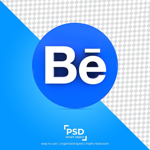 PSD behance vooraanzicht applicatie transparantie achtergrond en zwevende objecten