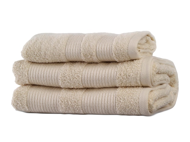 Beige towel transparent background