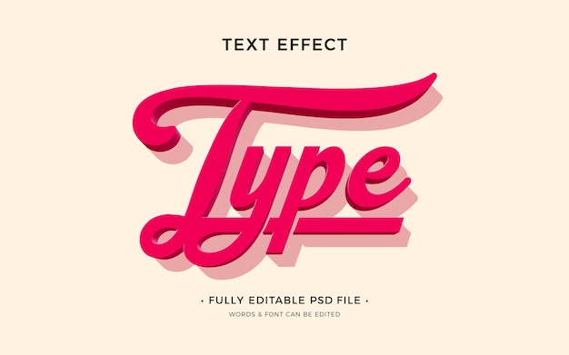 Belettering teksteffect