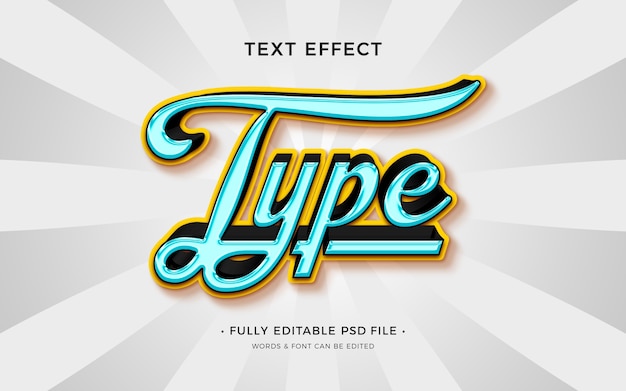Belettering teksteffect
