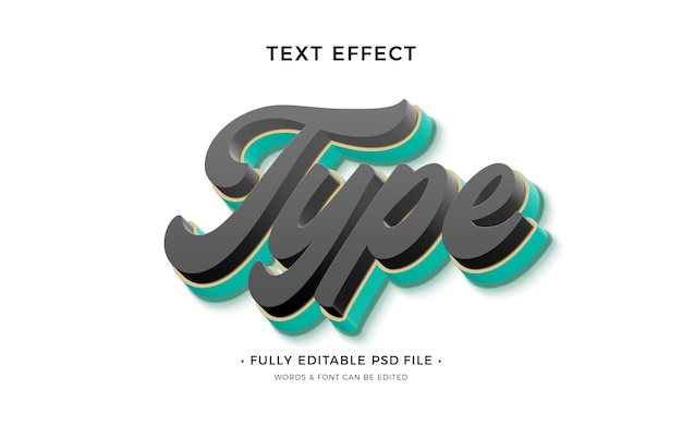 Belettering teksteffect