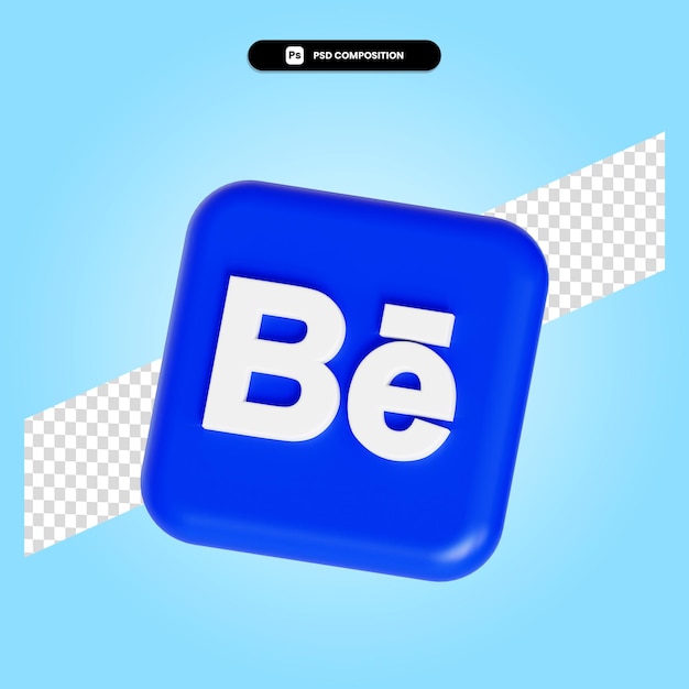 Bell 3d render illustration isolated