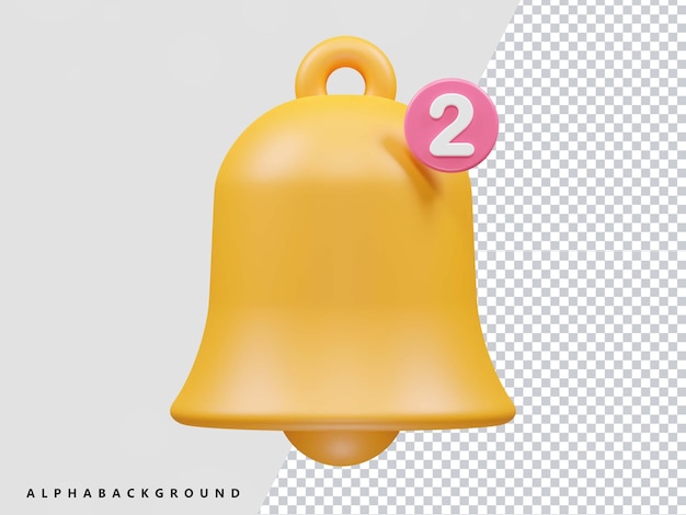 Bell icon 3d