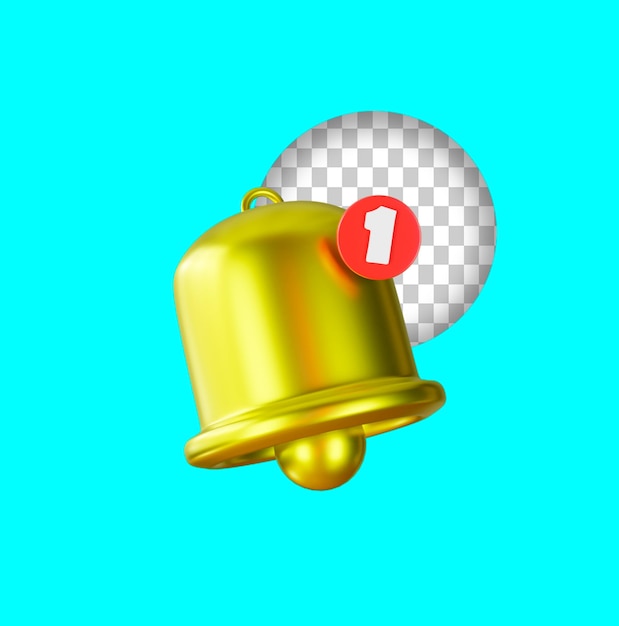 Bell icon with notification