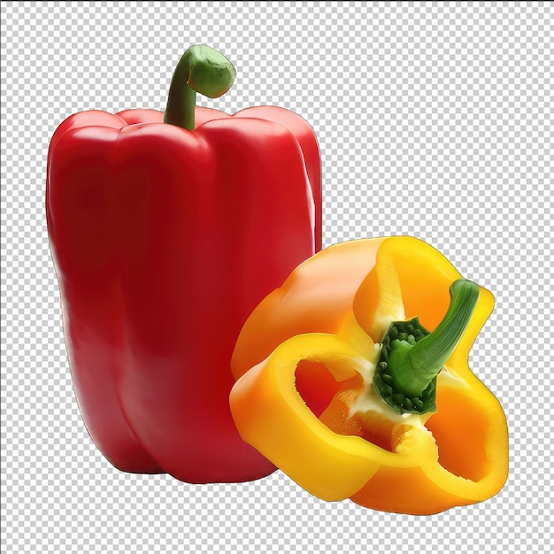 PSD 高解像度 png のピーマン画像