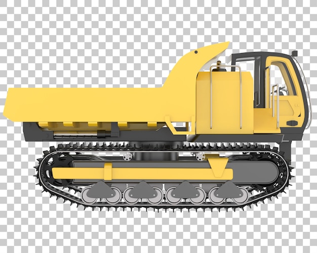 Beltevogn på transparent bakgrunn 3D-rendering illustrasjon