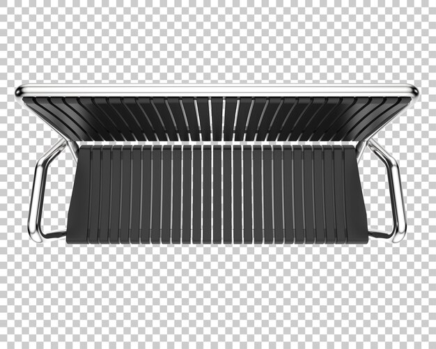 Bench isolated on transparent background 3d rendering illustration