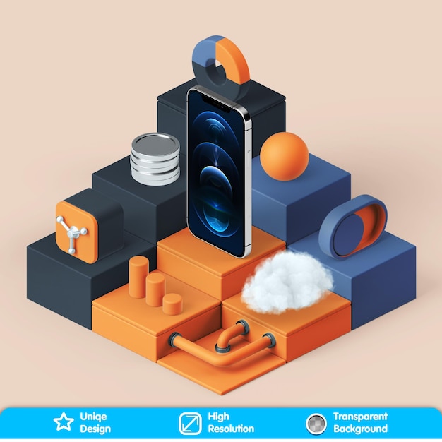 bento 3d design finance