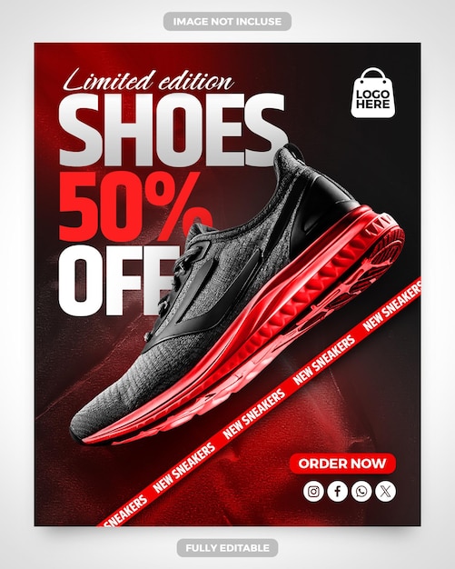 Beperkte editie schoenen 50% korting