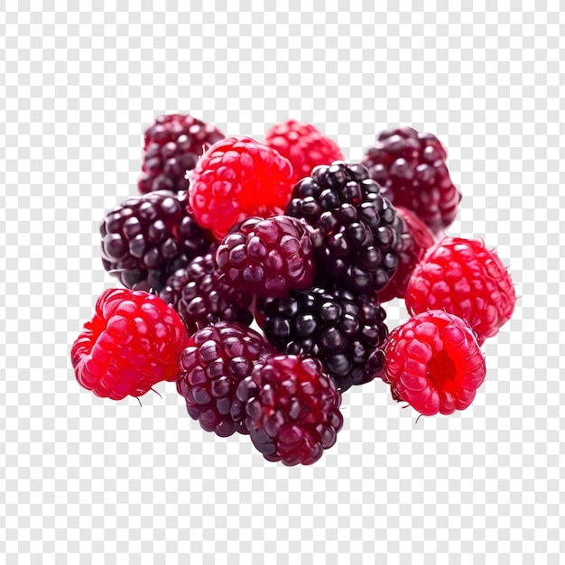 berries isolated on transparent