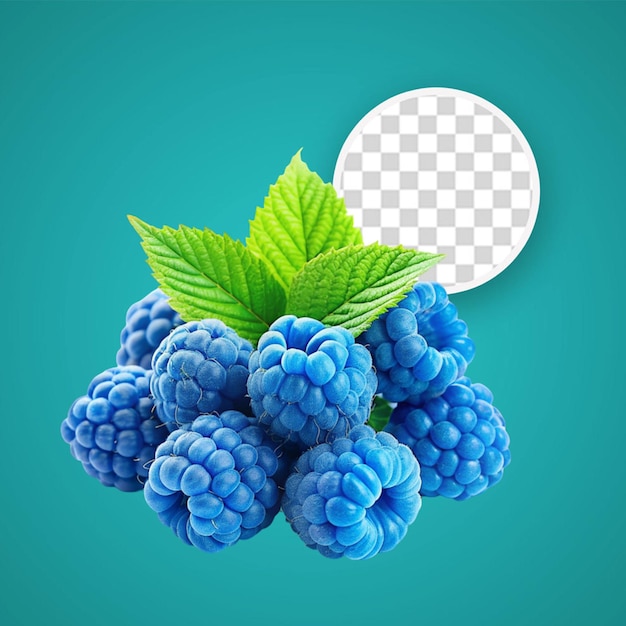 PSD berries on transparent background