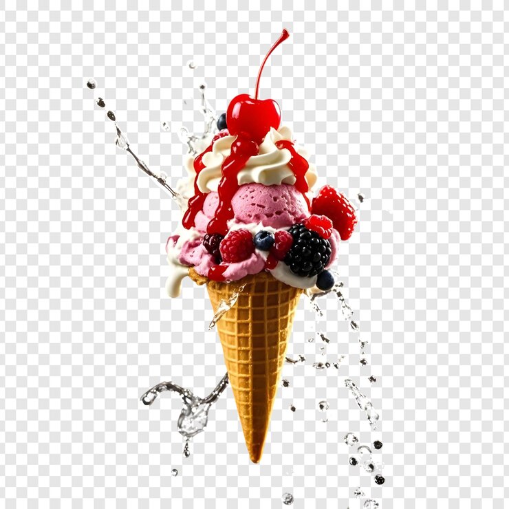 PSD berry-achtig ijsje