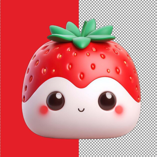 Berry bliss a delightful strawberry 3d render