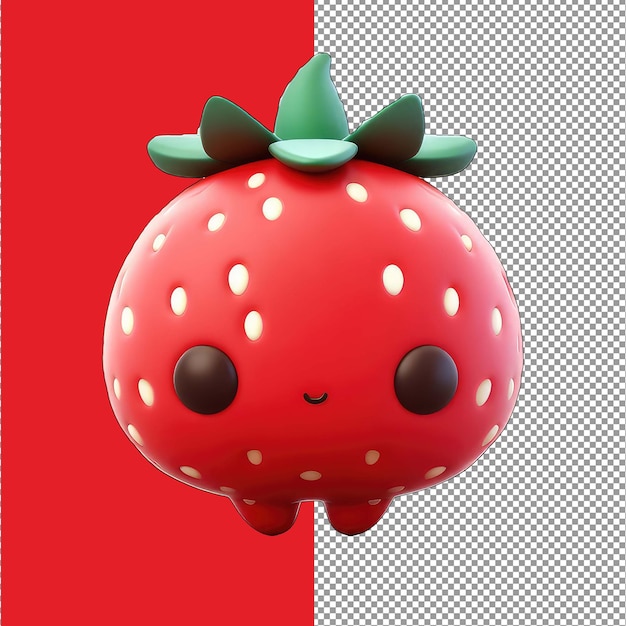 PSD berry bliss una deliziosa fragola 3d render