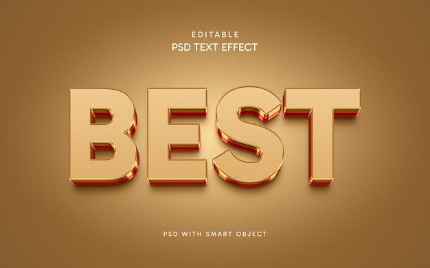 Best 3d text effect