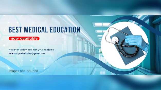 PSD best medical education cover template