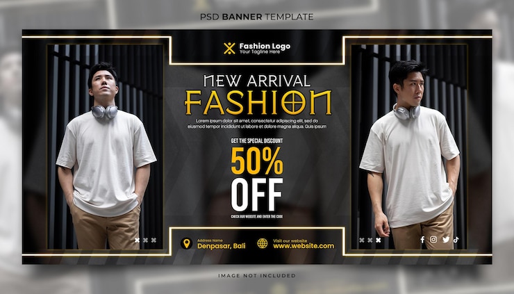PSD best price fashion sale banner template