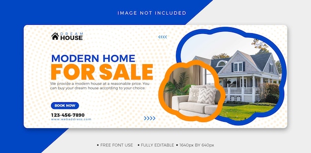 PSD best real estate cover banner design