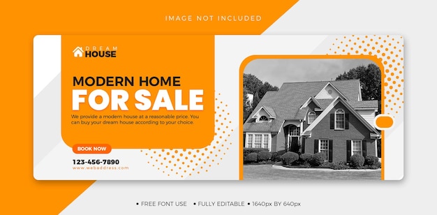 Best real estate cover banner design